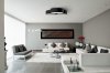 Ceiling Lamp Chandelier TOOLIGHT APP878-C Triangle Black 40cm 6-light points E27 49x46x8Cm
