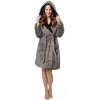 Bathrobe Jordan Grey-Navy M