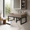 Rea Conglomerate Washbasin Goya Beige 70X46X14Cm