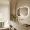 Mirror Rea Top-4 100X60 Led Transparent