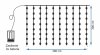 Curtain LED 300 Diode 3x3m