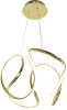 Pendant LED Lamp TOOLIGHT APP386 Modern Metal Gold + remote control