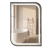 Mirror Rea Zone 80X60 Led Black