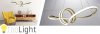 Pendant LED Lamp TOOLIGHT APP824-CP Modern Gold + remote control 1-light point 70 W 73x25cm