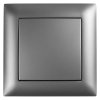 Toolight Single Switch With Frame Oste Jnh006-w Grey
