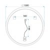 Mirror Rea Soft 100 Led Transparent