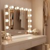 MIRROR REA HOLLYWOOD WHTE 58X45 LED