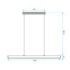 LED Lamp Led APP1448-CP BLACK 100cm