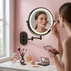 MIRROR REA GLOW BLACK LED