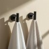 BATHROOM HOOK SET REA ARI BLACK 4 PIECES
