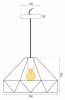 Lamp APP236-1CP BLACK