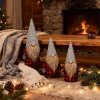 CHRISTMAS GNOME SET TUTUMI YX055 RED GREY