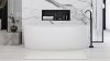 Built-in Stainless Steel Bathroom Shelf 30X60 Black Matt
