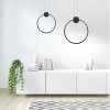 Pendant LED Lamp TOOLIGHT APP1395-CP Black 40cm
