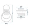 CEILING LAMP TOOLIGHT LED G003-C GOLD