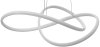 Pendant LED Lamp TOOLIGHT APP396-CP Modern Ring White + remote control 1-light point 40W 55x55x14,5cm