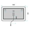 Mirror Rea Edit 100X60 Led Transparent