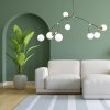CEILING LAMP CHANDELIER TOOLIGHT APP1673-8CP BLACK