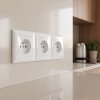 Toolight Triple Socket Frame Oste Jnh015-3f White