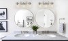 MIRROR REA MMJ 90CM LED BRUSH STEEL