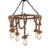 Pendant Lamp TOOLIGHT APP677-5CP Rope 5 5-light points E27 60x60x100cm