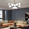 Pendant Lamp TOOLIGHT APP999-12CP Ball Black 12-light points G9 65x70x90cm
