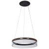 Pendant LED Lamp TOOLIGHT APP1191-CP 40cm Black Plastic 32W + remote control