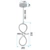 LED PENDANT LAMP TOOLIGHT LHJ091-1CP 100 GOLD