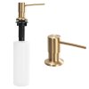 Soap dispenser REA Gold Brush round