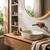 Concealed Washbasin Tap Rea Arcos Brush Copper