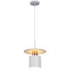 Pendant Lamp TOOLIGHT APP1146 Metal White - Gold Pink E27 1-light point