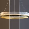 Pendant LED Lamp TOOLIGHT APP1190-CP 60cm Gold Metal Plastic