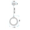 LED PENDANT LAMP TOOLIGHT LHJ101-1CP 130 GOLD, ROSE GOLD