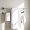 Set Of Bathroom Hangers Rea Ari Brush Nickel