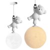 CEILING LAMP CHANDELIER REA G166-1CP WHITE