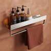 BATHROOM SHELF REA SF01-450 45CM BRUSH STEEL