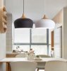 Pendant Lamp TOOLIGHT APP183-1CP BARI White Brown Metal E27