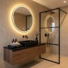 Bathroom LED Mirror REA MMJ 90cm Gold