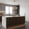 Pendant Lamp TOOLIGHT APP1102-C Gold Transparent Glass E27 1-light point