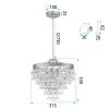 CEILING LAMP CHANDELIER TOOLIGHT APP1621-3CP GOLD