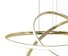 Pendant LED Lamp TOOLIGHT APP815-CP Modern NODE Gold + remote control 1-light point 70 W 60x60x13cm