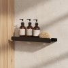 Bathroom Shelf Sf03 60Cm Black Matt