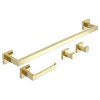 BATHROOM HOOK SET REA RIO GOLD 4 PIECES