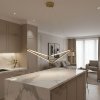 CEILING LAMP CHANDELIER TOOLIGHT APP1776-CP BRUSH GOLD LED
