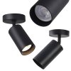 Ceiling Lamp Chandelier TOOLIGHT APP1244-1C Black GU10
