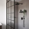 Bathroom Shelf Sf01 45Cm Black Matt