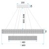 CEILING LAMP CHANDELIER TOOLIGHT MS007-CP CHROME