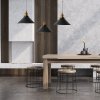 Pendant Lamp TOOLIGHT APP017-3CP PORTO Black SET DE 3 LAMPES LARGEUR TOTAL 60cm E27