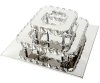 Ceiling LED Lamp Chandelier TOOLIGHT APP410-C Mirror Metal Cristal Square