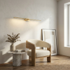 WALL LAMP REA APP1894-1W 80 CM BRUSH GOLD